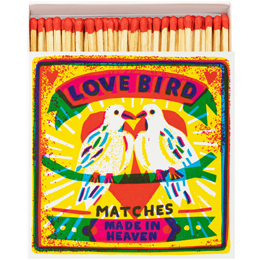 LOVE BIRD LUXURY SAFETY MATCHES - DYKE & DEAN