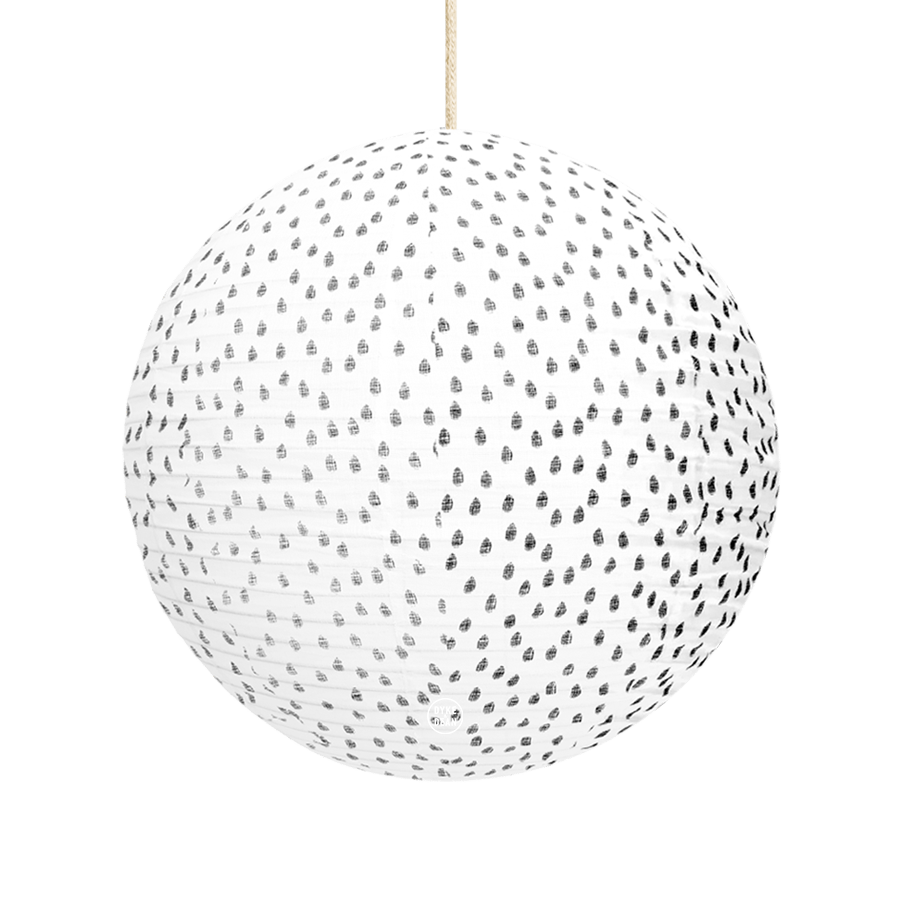 LUNA LINEN LIGHT SHADE 50CM - DYKE & DEAN