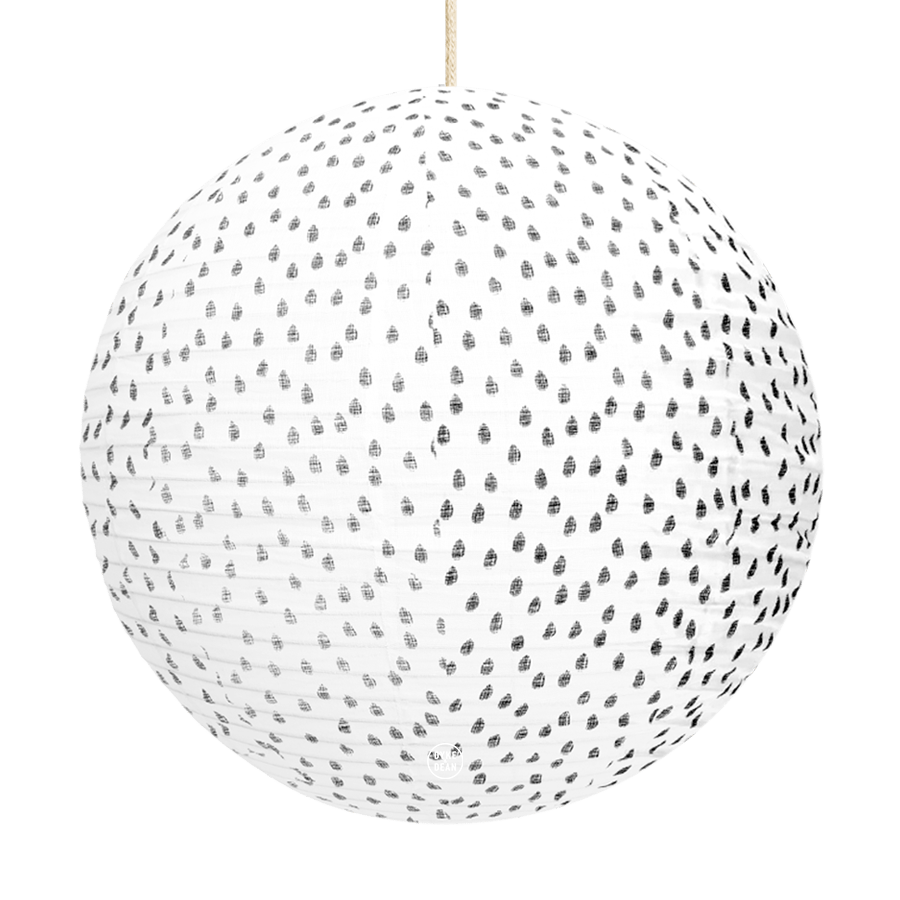 LUNA LINEN LIGHT SHADE 70CM - DYKE & DEAN