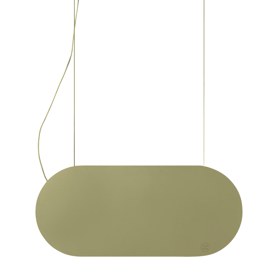 MALUMI A SUSPENSION PENDANT LIGHT OLIVE GREEN - DYKE & DEAN