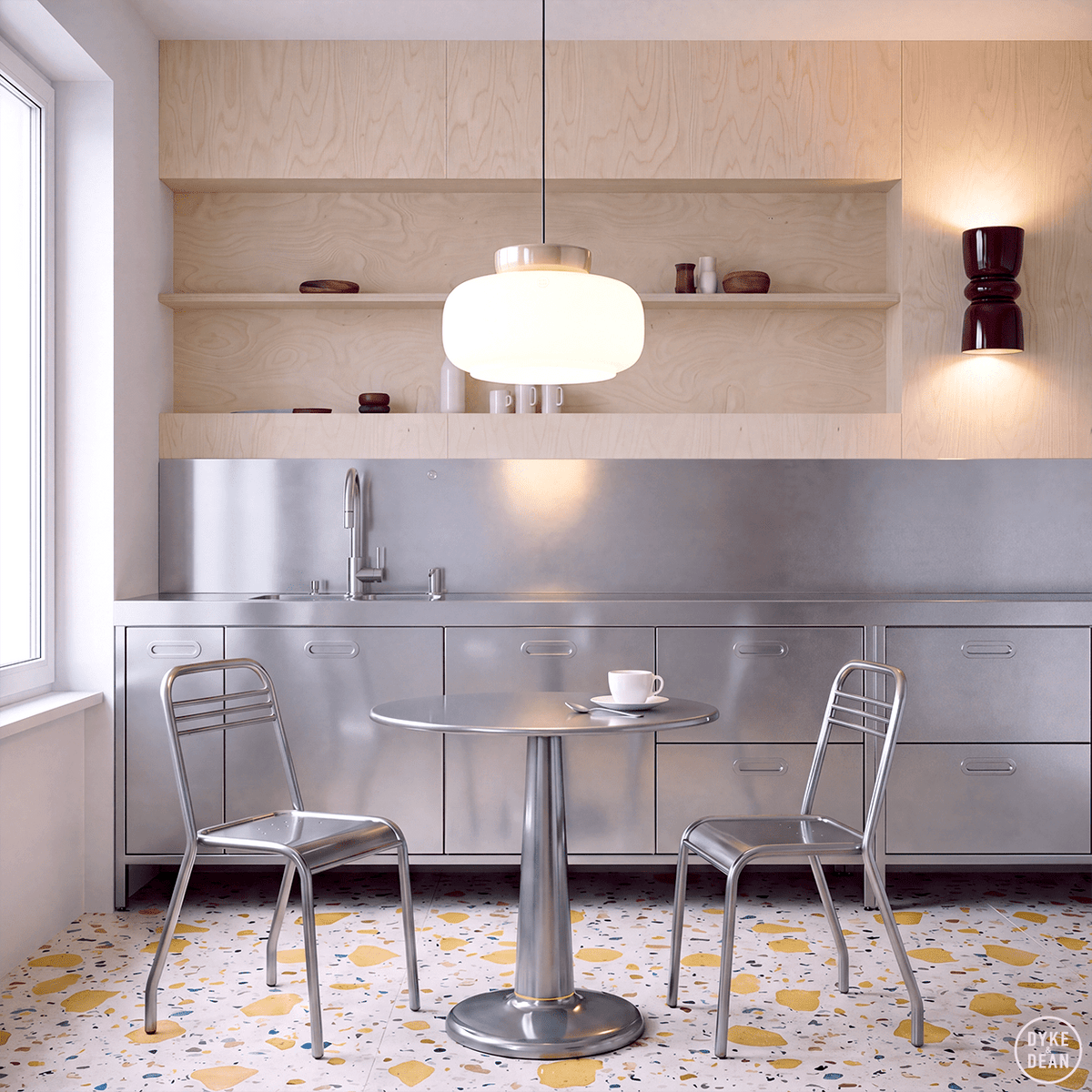 MARACANÀ CERAMIC GLASS PENDANT LIGHT - DYKE & DEAN