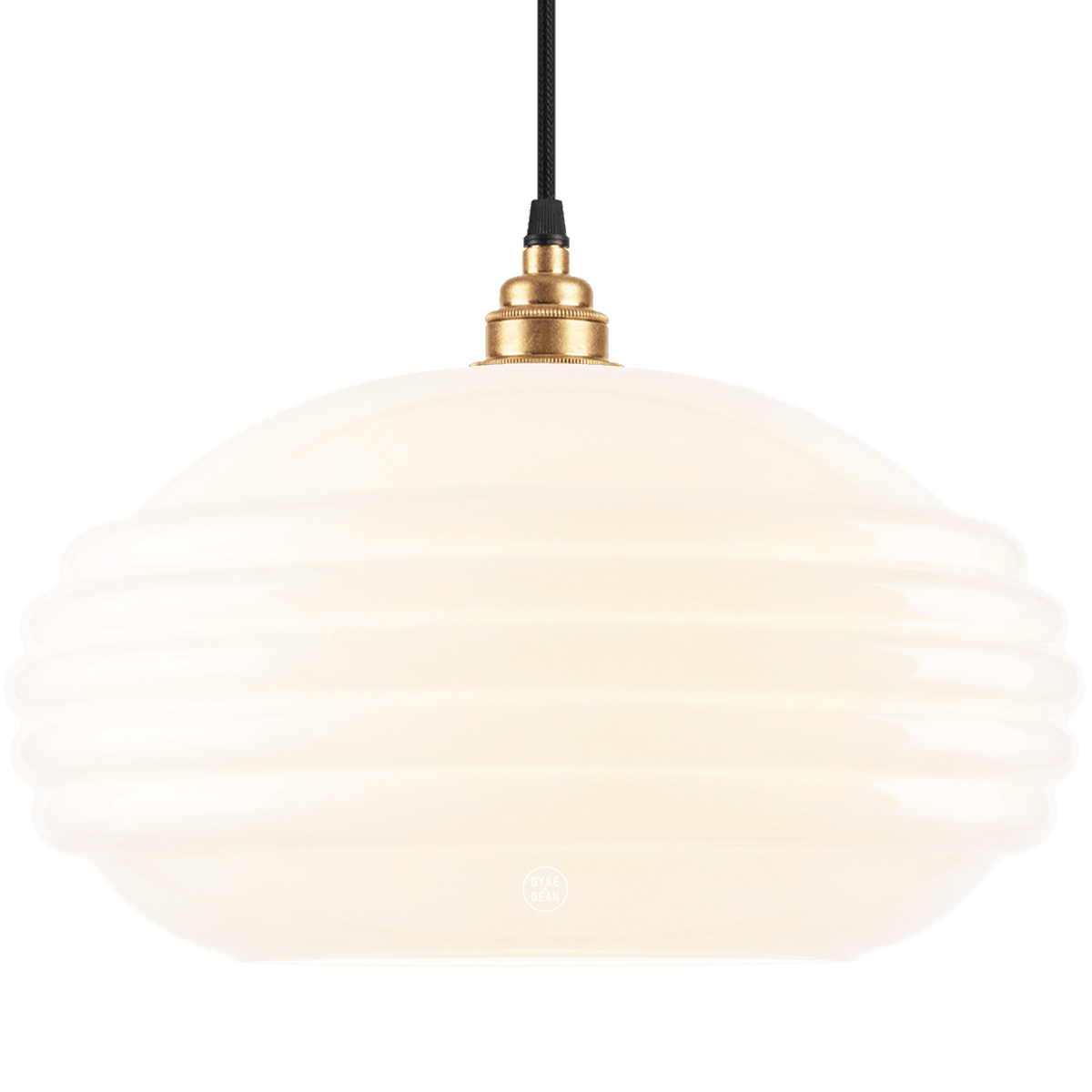 MEMPHIS OPALINE GLASS PENDANT SHADE - DYKE & DEAN