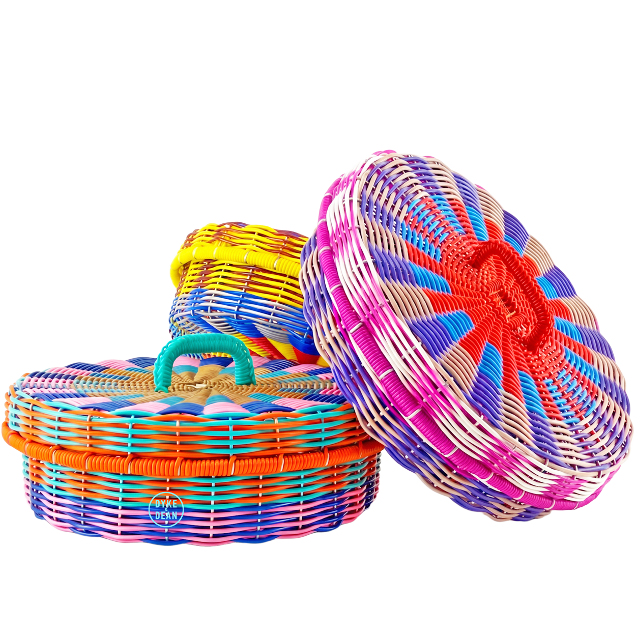 MEXICAN MULTI COLOUR TORTILLA BASKET - DYKE & DEAN