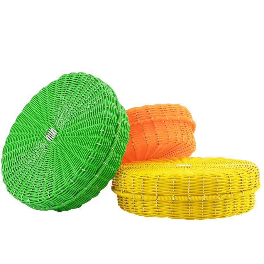 MEXICAN YELLOW TORTILLA BASKET - DYKE & DEAN
