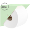 MINT GREEN TRIANGLE WALL TOILET ROLL HOLDER OUTLET - DYKE & DEAN