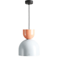 MODULAR PENDANT DARK GREY & CORAL - DYKE & DEAN