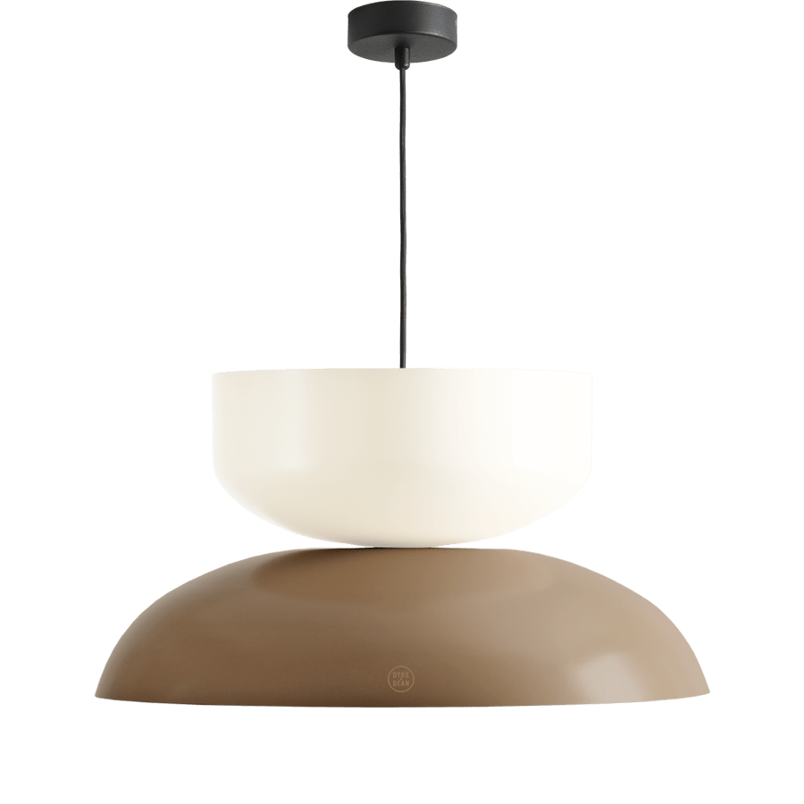 MODULAR PENDANT LIGHT BEIGE & CREAM - DYKE & DEAN
