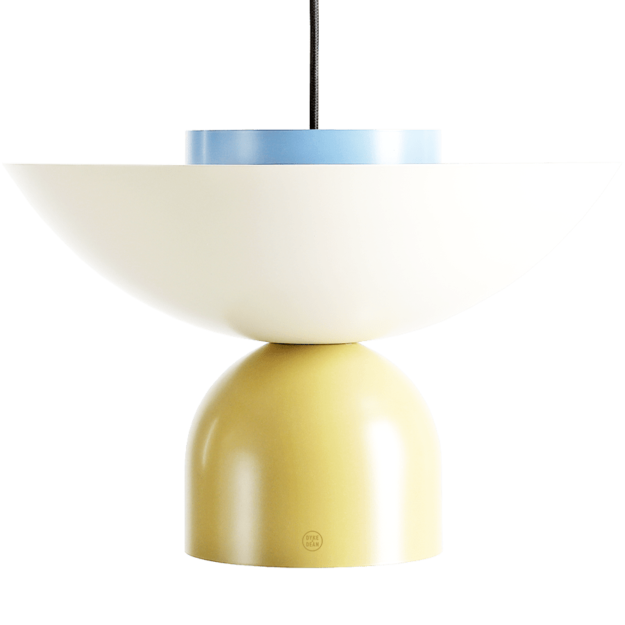 MODULAR PENDANT UTO LIGHT CREAM DUSTY BLUE & PISTACHIO - DYKE & DEAN