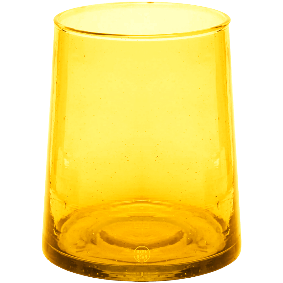 MOROCCAN SMALL AMBER CONE GLASS - DYKE & DEAN