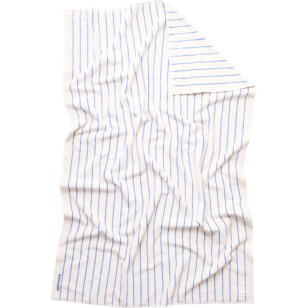 NARAM BATH TOWELS MOONBEAM & ULTRAMARINE - DYKE & DEAN
