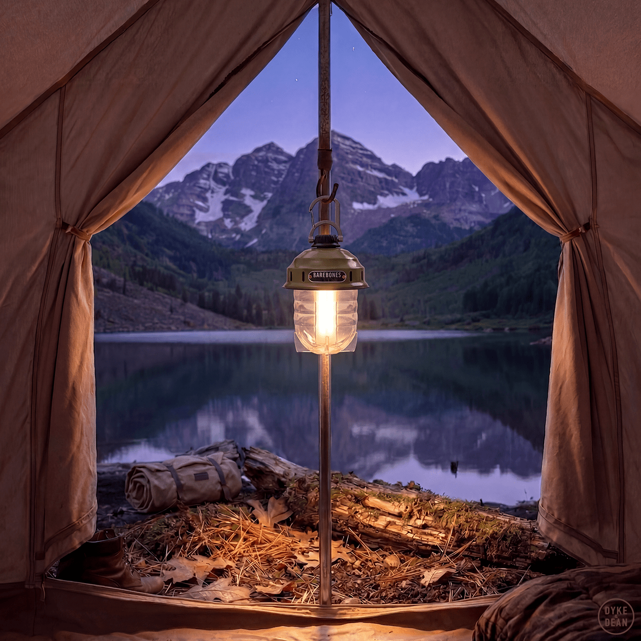 OLIVE BEACON HANGING LANTERN - DYKE & DEAN