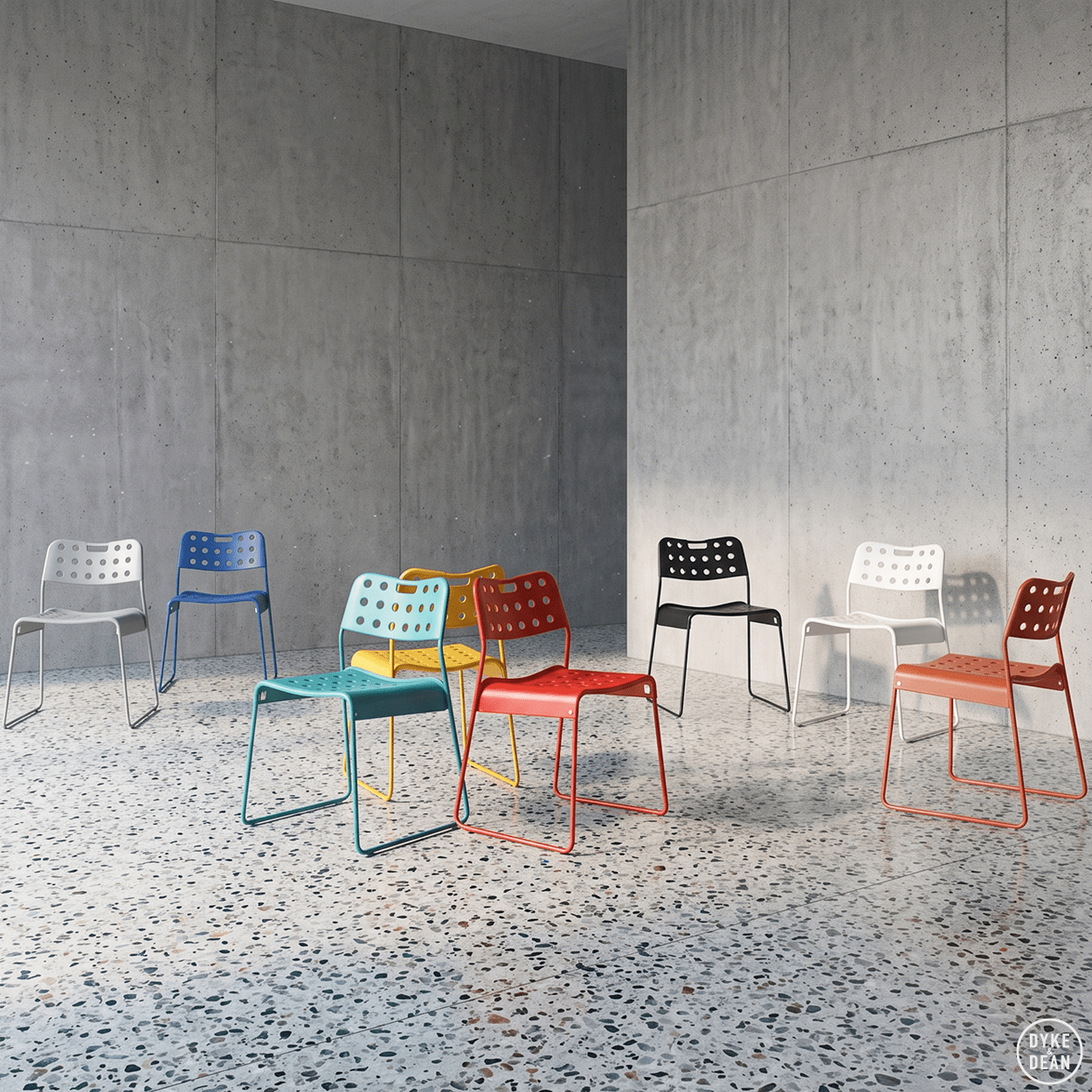 OMKSTAK. 1965 CHAIR BLACK - DYKE & DEAN