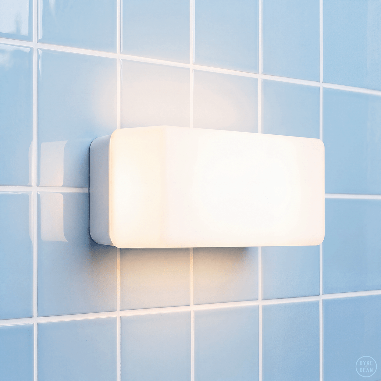 OPAL BATHROOM BLOCK MIRROR LIGHT - DYKE & DEAN