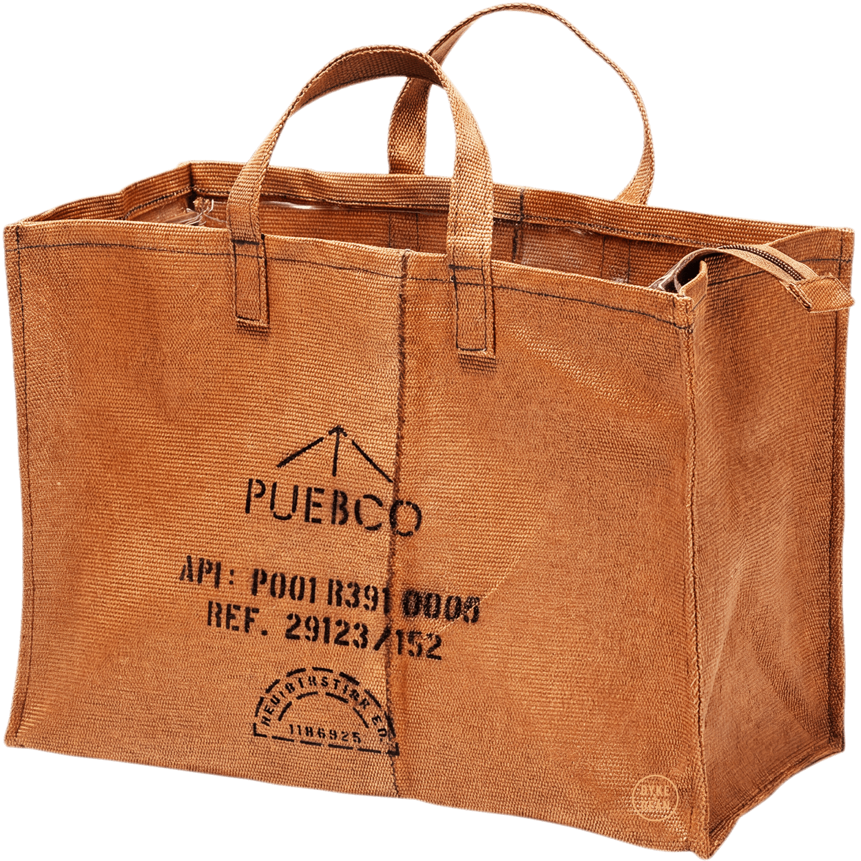 ORANGE RECTANGULAR FABRIC BAG - DYKE & DEAN
