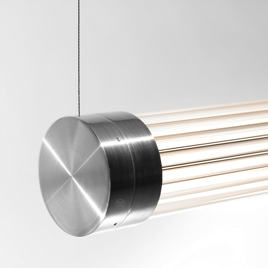 PENDANT BEAM BAR LAMP STAINLESS STEEL - DYKE & DEAN