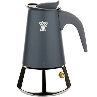 PEZZETTI 4 CUP COFFEE MAKER INDUCTION HOB ASH GREY - DYKE & DEAN