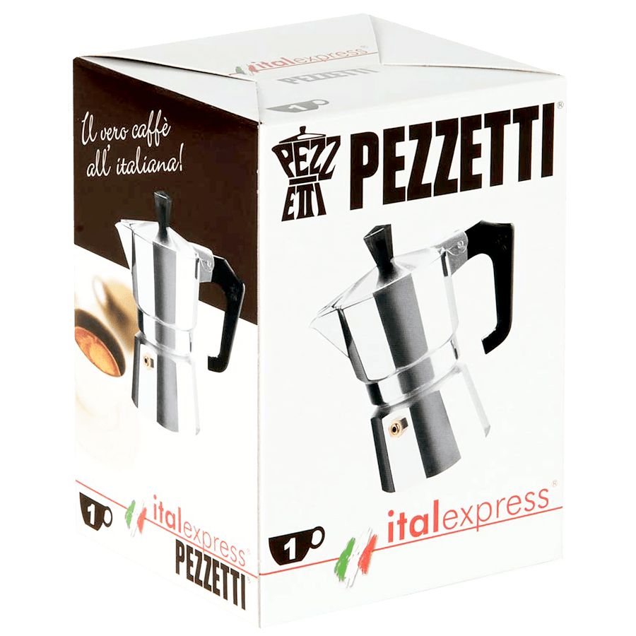 PEZZETTI ESPRESSO COFFEE MAKER 6 CUP BLACK - DYKE & DEAN