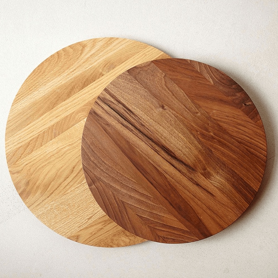 PIAZZA SIDE TABLE 40 OAK BLACK - DYKE & DEAN