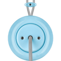 PORCELAIN KATY PATY COLONA ROUND SURFACE MOUNTED CABLE GLAND SOCKET PASTEL BLUE - DYKE & DEAN