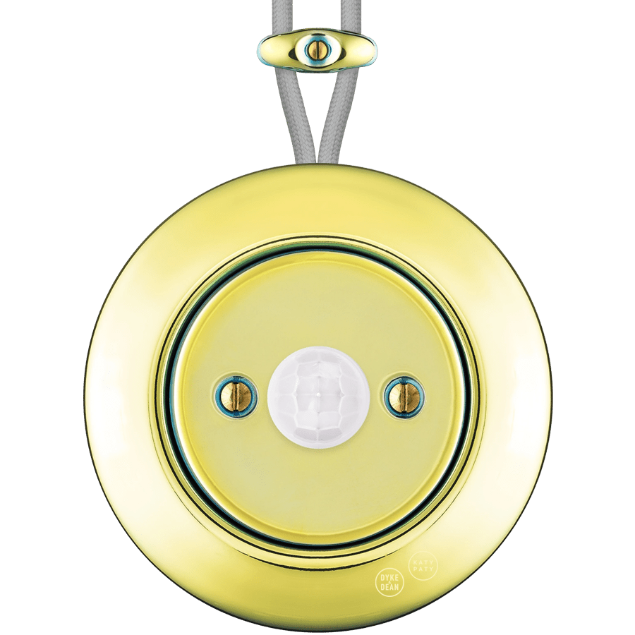 PORCELAIN KATY PATY COLONA ROUND SURFACE MOUNTED MOTION SENSOR LUCEDO - DYKE & DEAN