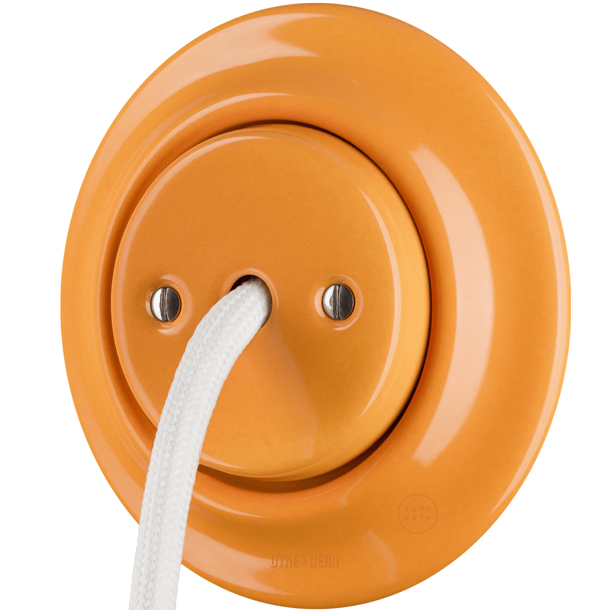 PORCELAIN WALL CABLE GLAND SOCKET CARROT - DYKE & DEAN