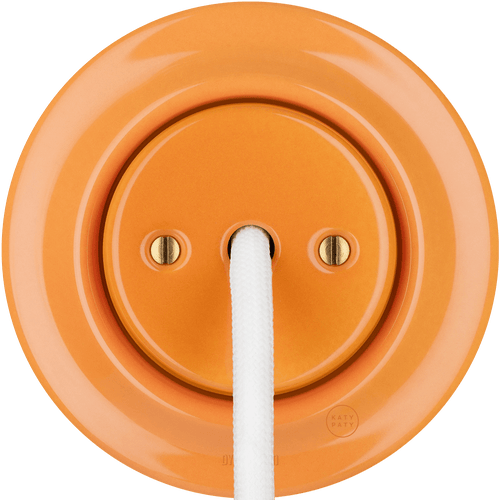 PORCELAIN WALL CABLE GLAND SOCKET CARROT - DYKE & DEAN