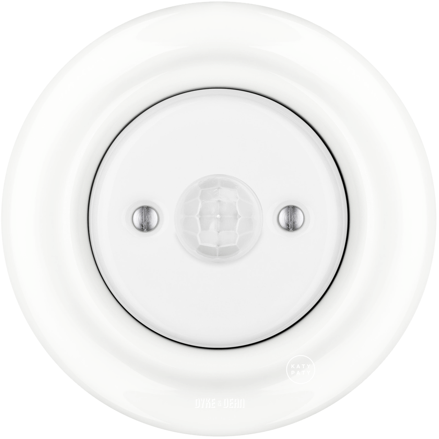 PORCELAIN WALL CABLE MOTION SENSOR WHITE - DYKE & DEAN