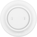 PORCELAIN WALL END PLUG SOCKET MATT WHITE - DYKE & DEAN