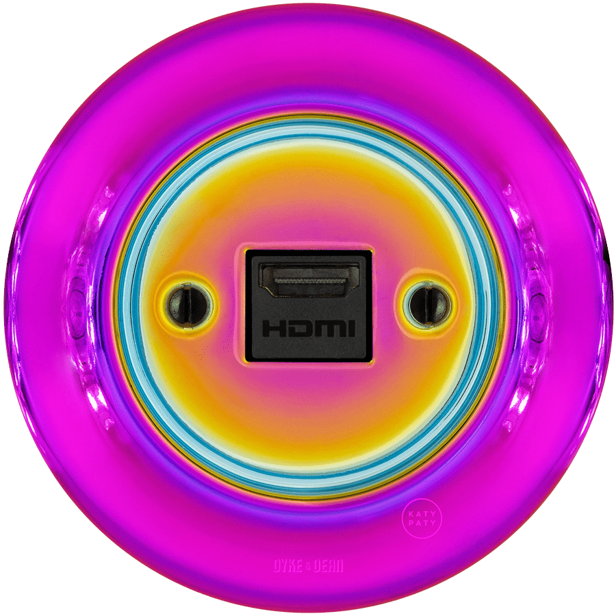 PORCELAIN WALL HDMI SOCKET VIOLEDO - DYKE & DEAN