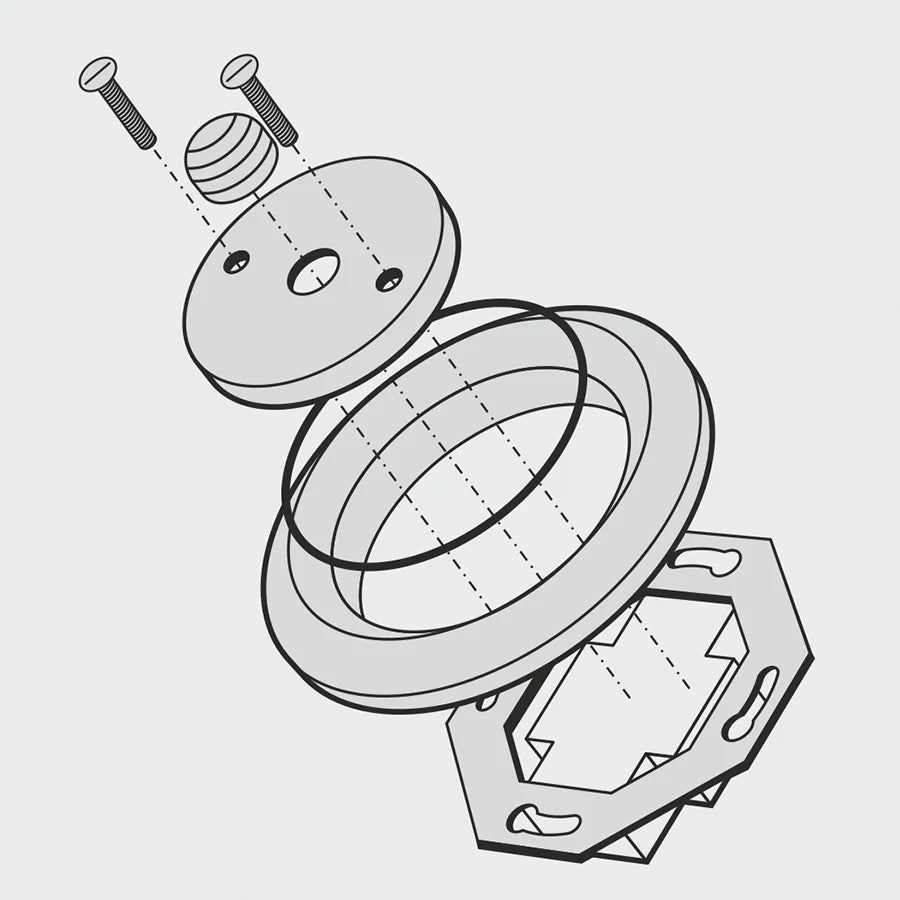 PORCELAIN WALL MOTION SENSOR CARROT - DYKE & DEAN