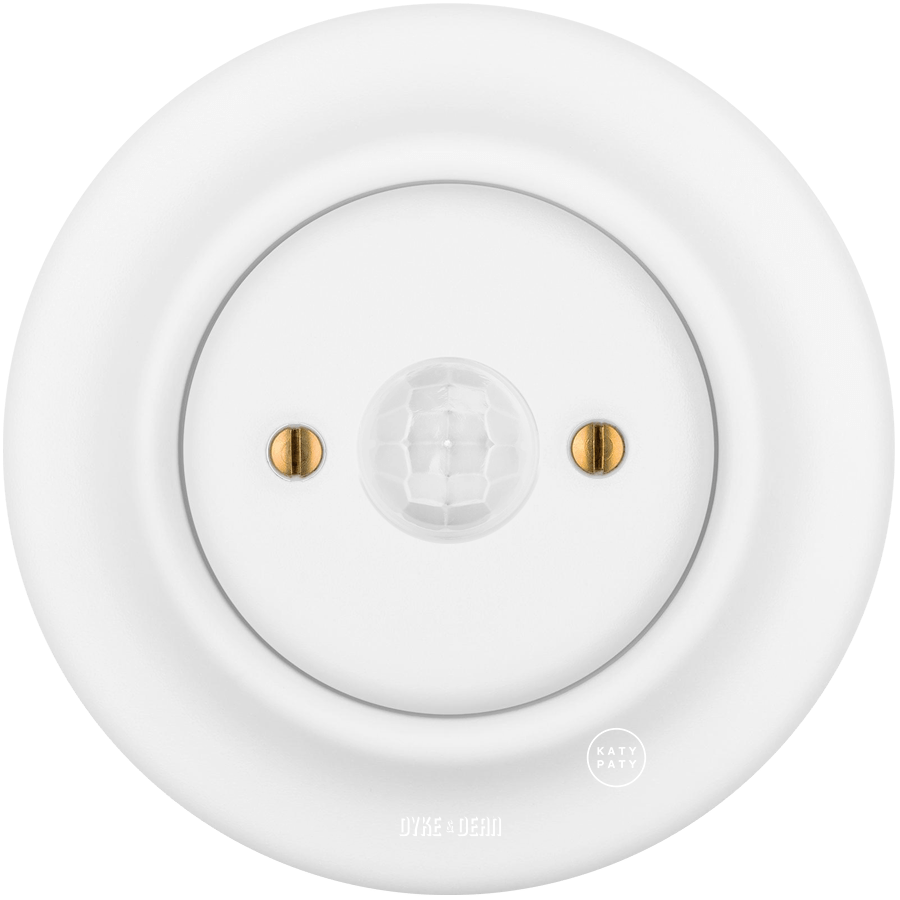 PORCELAIN WALL MOTION SENSOR MATT WHITE - DYKE & DEAN