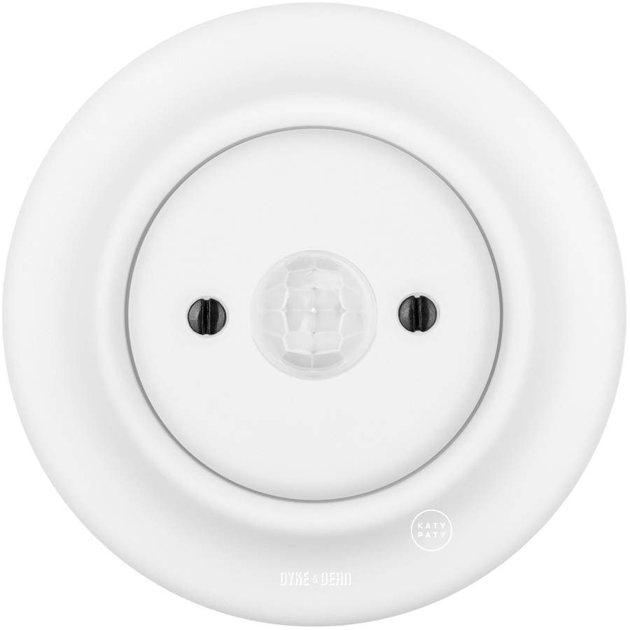 PORCELAIN WALL MOTION SENSOR MATT WHITE - DYKE & DEAN
