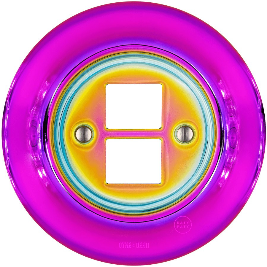 PORCELAIN WALL PC/USB SOCKET VIOLEDO - DYKE & DEAN