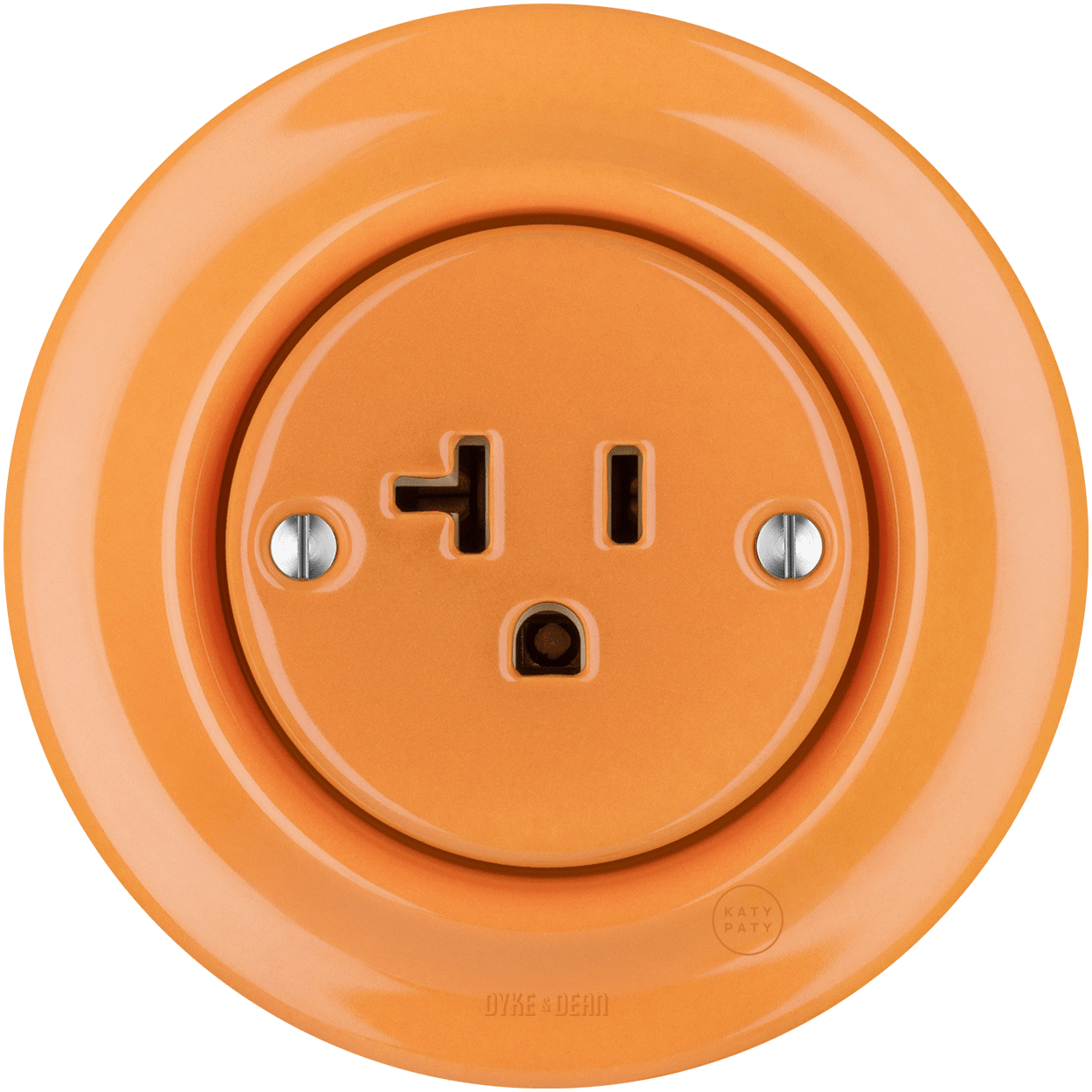 PORCELAIN WALL SOCKET CARROT USA 20 AMP - DYKE & DEAN