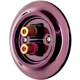 PORCELAIN WALL SPEAKER SOCKET PURPLE - DYKE & DEAN