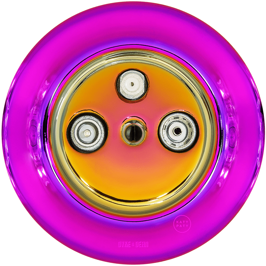 PORCELAIN WALL TV ANTENNA SOCKET VIOLEDO - DYKE & DEAN