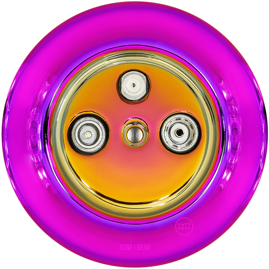 PORCELAIN WALL TV ANTENNA SOCKET VIOLEDO - DYKE & DEAN