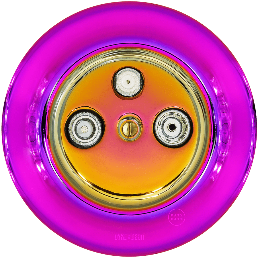 PORCELAIN WALL TV ANTENNA SOCKET VIOLEDO - DYKE & DEAN