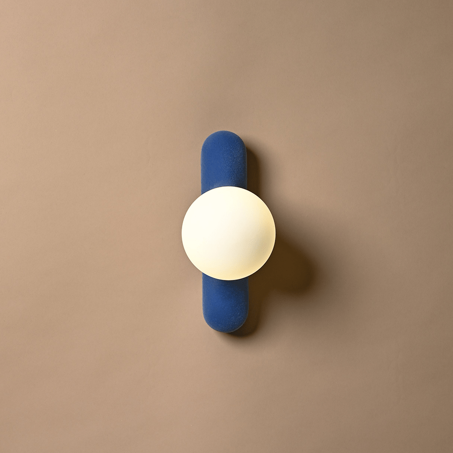 PRICKLY PEAR MONO WALL LIGHT GLOBE VELOUR - DYKE & DEAN