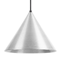 RAW METAL E27 ENAMEL CONE LAMPSHADE PENDANT 300 - DYKE & DEAN