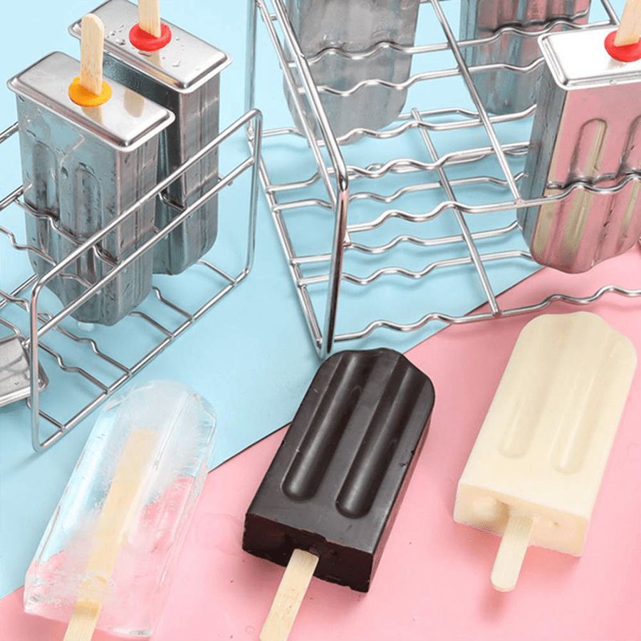 RECTANGULAR STAINLESS STEEL POPSICLE MOULD - DYKE & DEAN