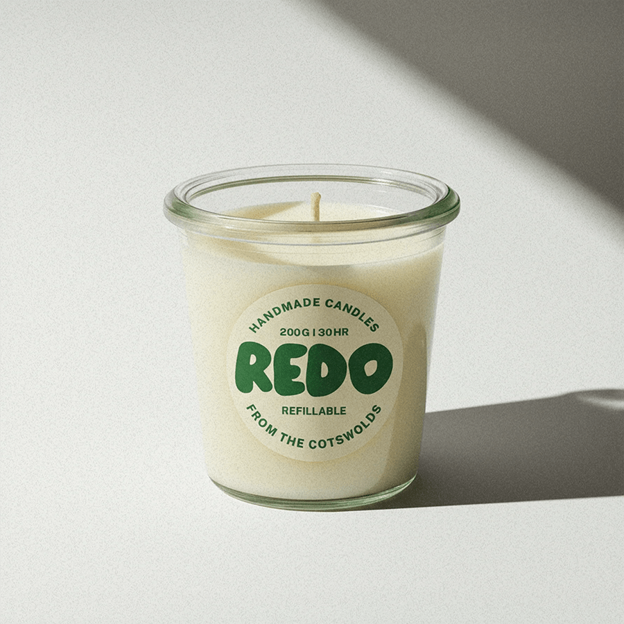 REDO GLASS LAVENDER HAZE CANDLE - DYKE & DEAN