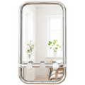 RETRO TUBE HALL HOOK MIRROR CHROME - DYKE & DEAN