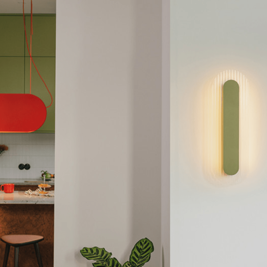 RIFLO SMALL WALL LIGHT WHITE - DYKE & DEAN