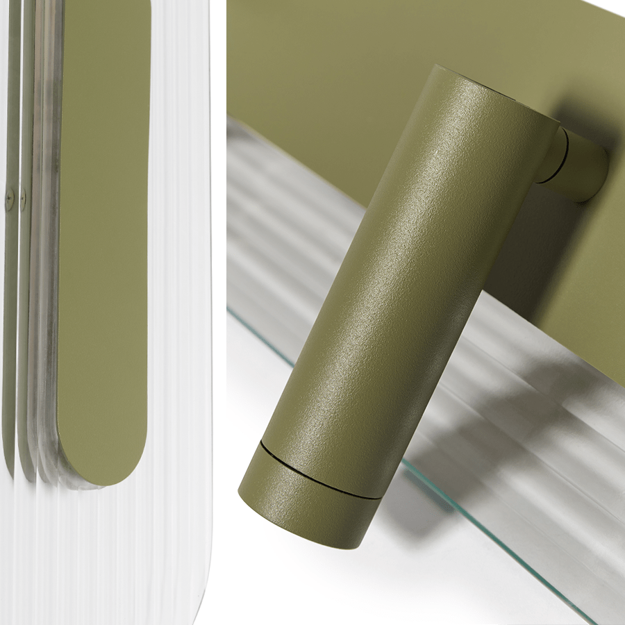RIFLO WALL SPOT LIGHT OLIVE GREEN - DYKE & DEAN