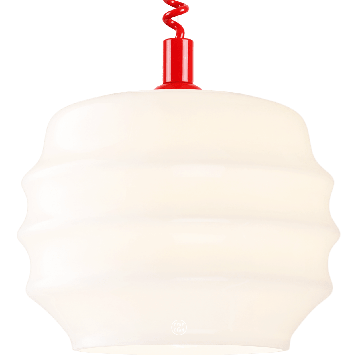 RIPPLE OPALINE RETRACTABLE CORD LIGHT LARGE - DYKE & DEAN