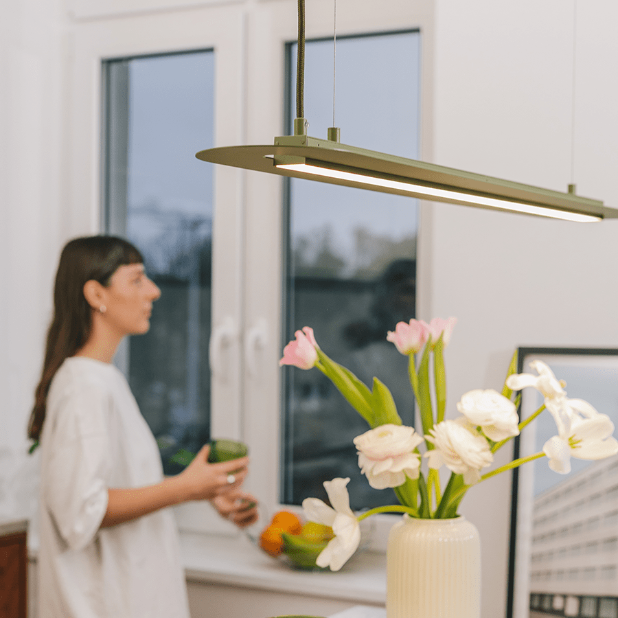 SENKEI PENDANT STRIP BEAM SUSPENSION LIGHT B - DYKE & DEAN