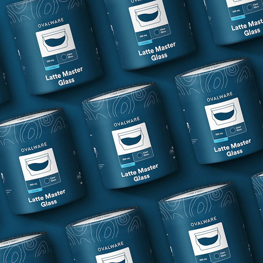 SET OF 2 DOUBLE WALL LATTE GLASSES 250ml - DYKE & DEAN