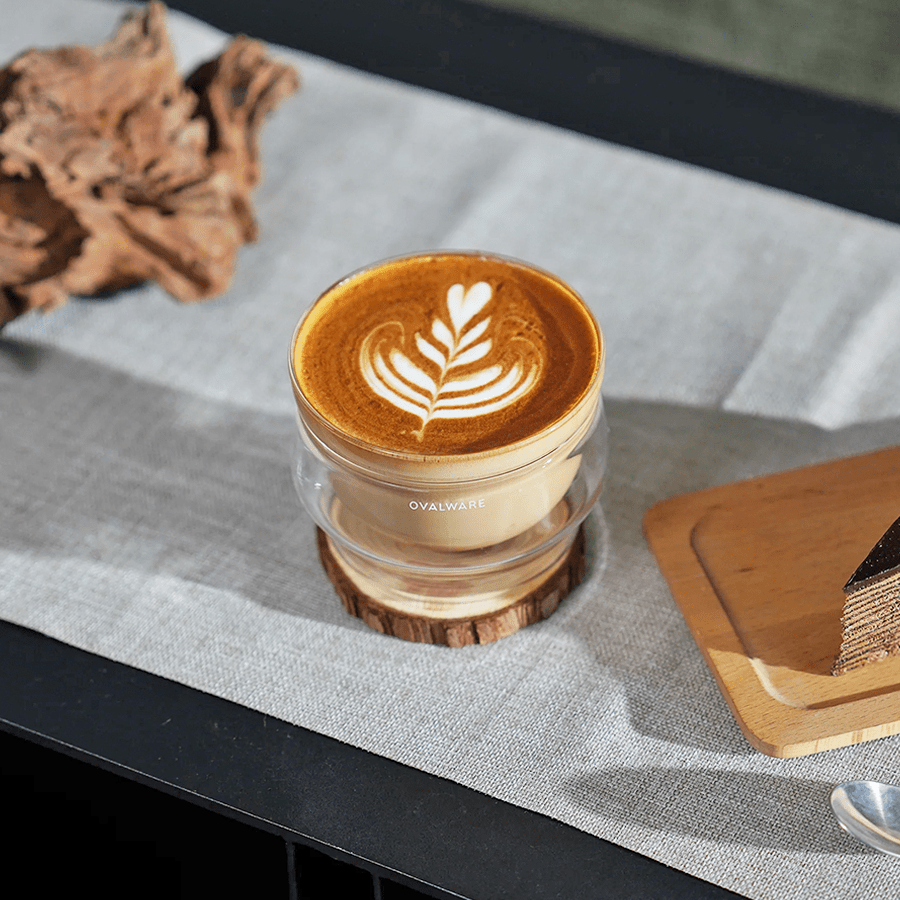 SET OF 2 DOUBLE WALL LATTE GLASSES 250ml - DYKE & DEAN