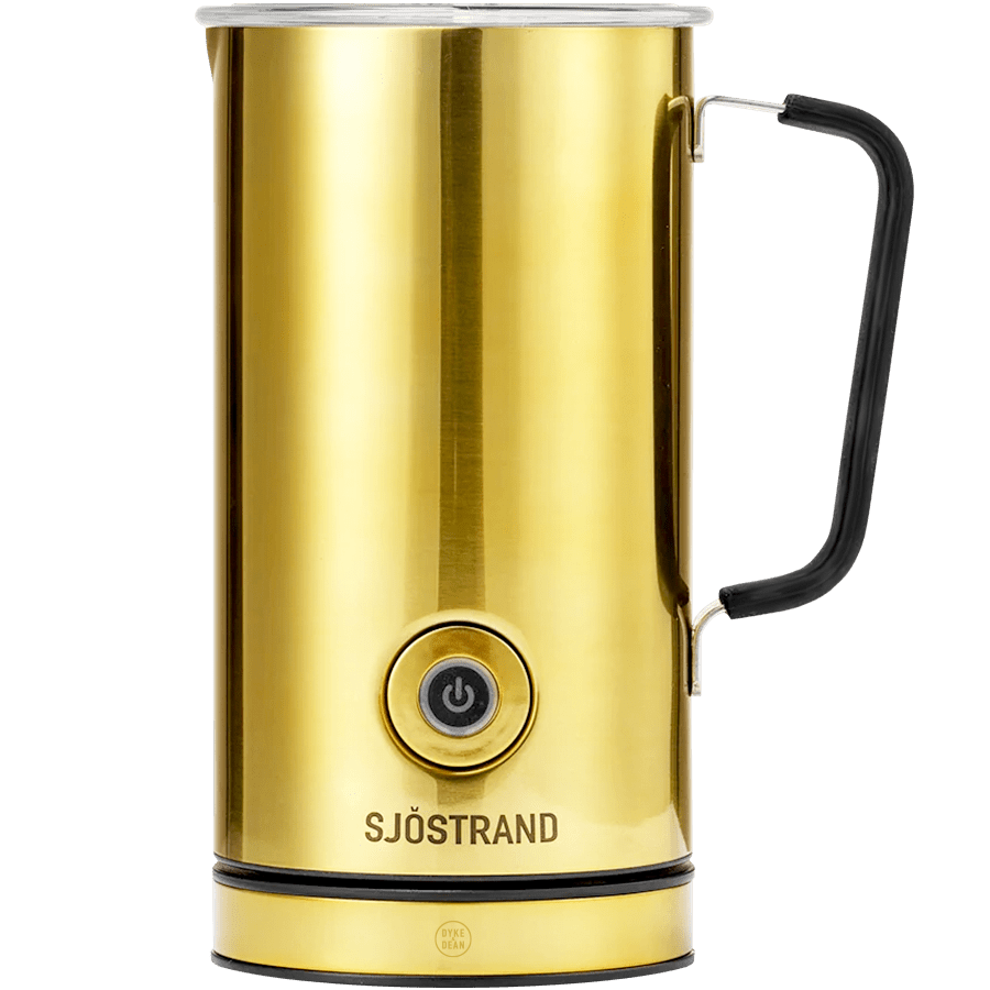 SJOSTRAND BRASS MILK FROTHER - DYKE & DEAN